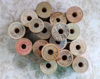 1 Vintage Stamped Spool