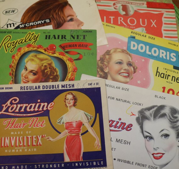 1 Vintage 1940's Hair Net