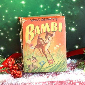 Vintage 1940's Bambi Big Little Book