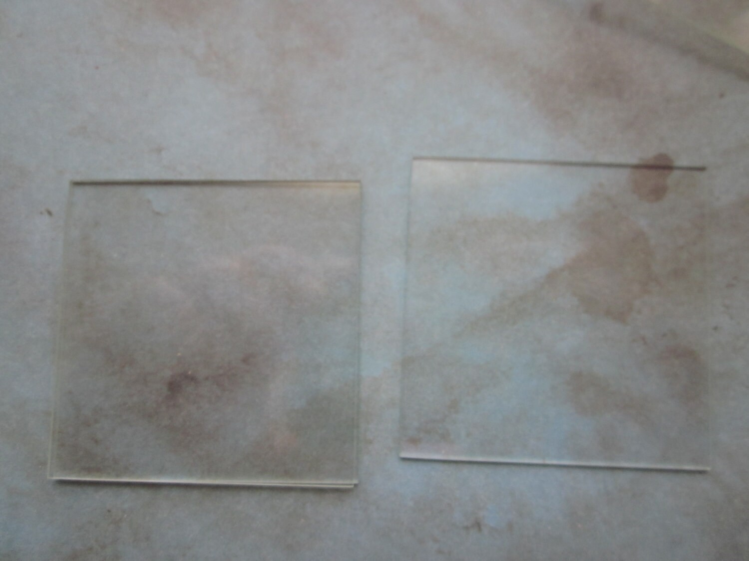 3 Vintage Glass Slides Etsy