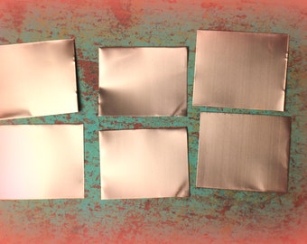 6 - 2" Copper Flashing Remnants