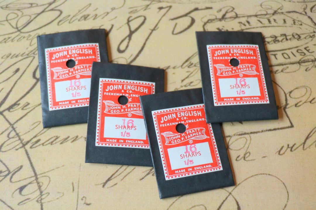 1 Pack Vintage John English Sewing Needles Made in England Etsy