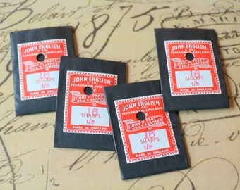 1 Pack Vintage John English Sewing Needles Made in England