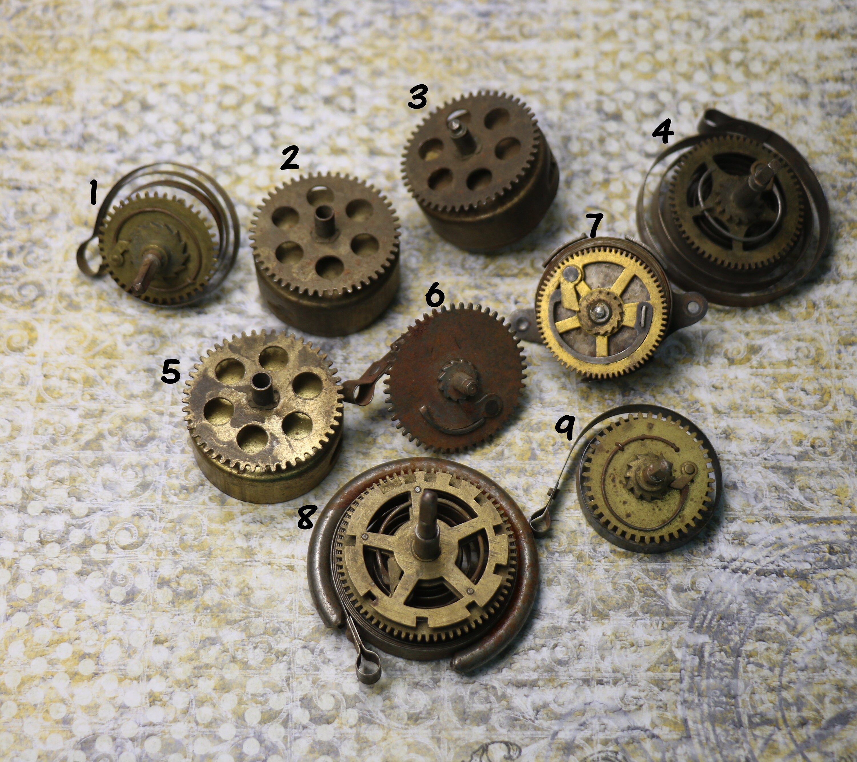 Jewelry & Beauty Clock Mechanism Gears for Steampunk Clock Gears Brass