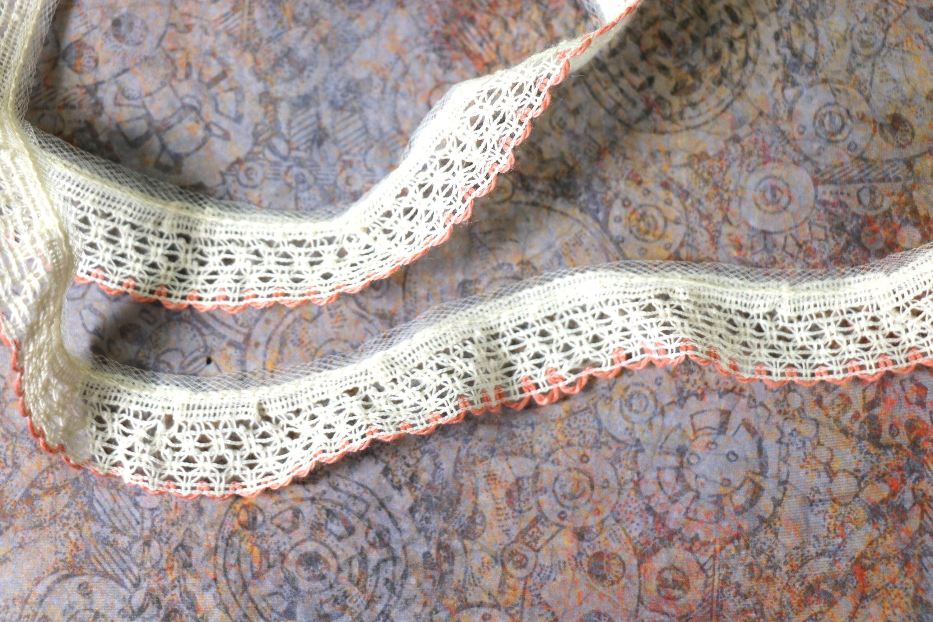 Historial Ruffle Trim 1 Yard Vintage Ruffled Lace Trim - Etsy