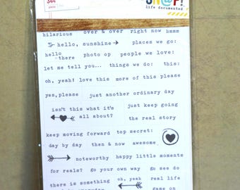 Pack of Simple Stories Word Stickers