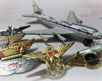 PAN AM 翼バッジ JUNIOR CLIPPER STEWARD 金属製 Pan Am Airline