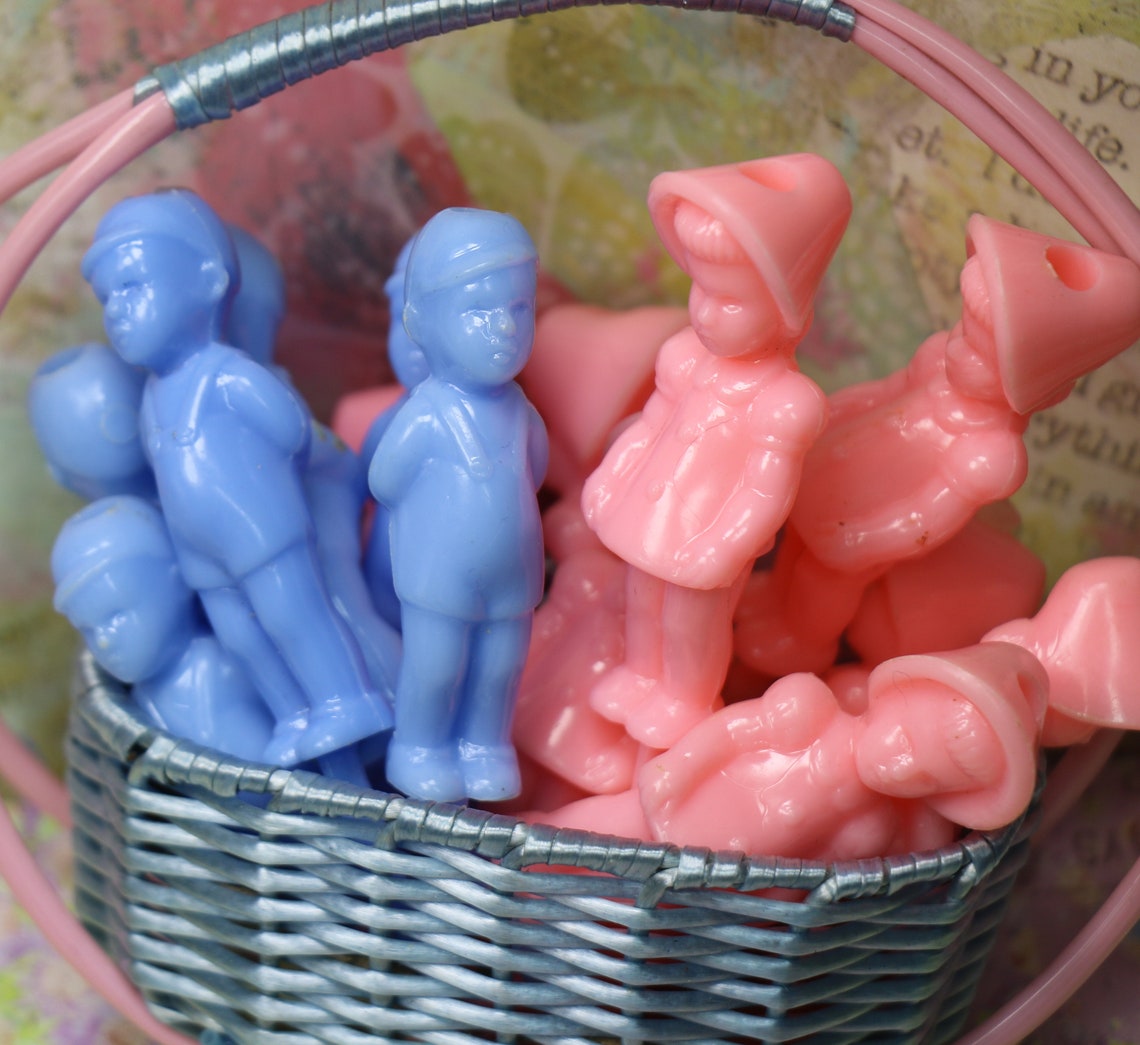 1 Vintage Adorable Candle Holder Cake Topper Many Choices Etsy