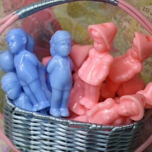 1 Vintage Adorable Candle Holder Cake Topper - Many Choices