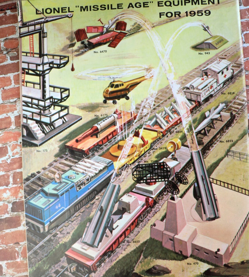Vintage 1959 Lionel Train Catalog Etsy