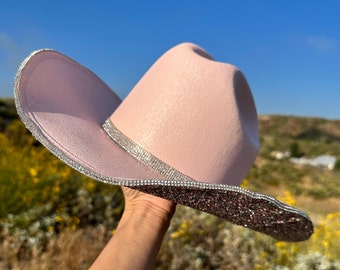 Rhinestone cowboy hat various colors country