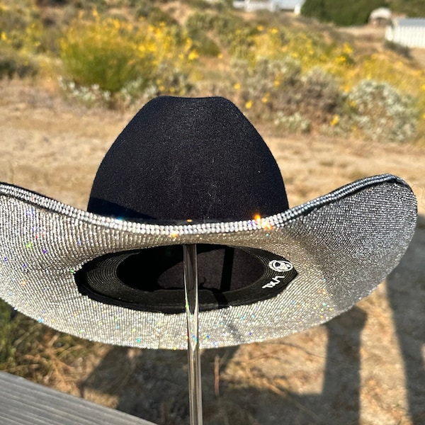 Rhinestone cowboy hat various colors country