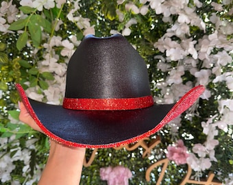 Rhinestone cowboy hat various colors country