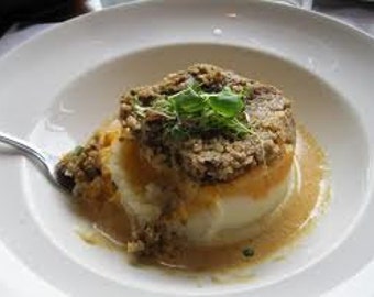 Traditional Scottish Haggis Neeps and Tatties with Whiskey Sauce Recipe