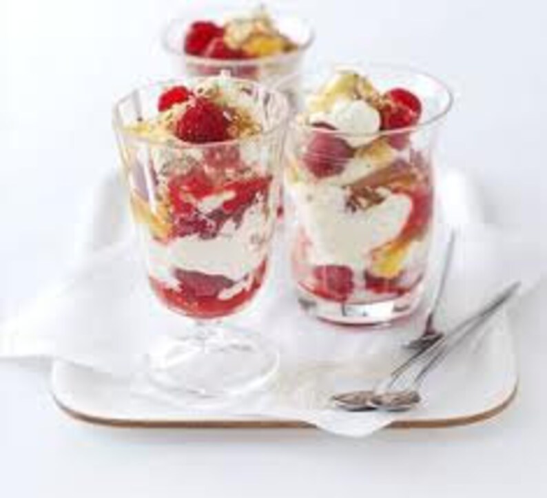 Traditional Scottish Raspberry Cranichan Dessert Recipe Etsy