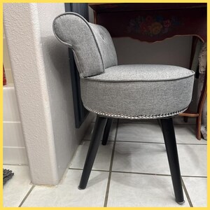 slim fit dress slacks Grey Velvet Bedroom Chair with Gold Legs - AV102 main image 0