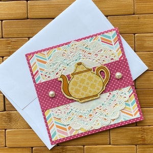Teapot Thank You Card - Thank You Card - Teapot Card