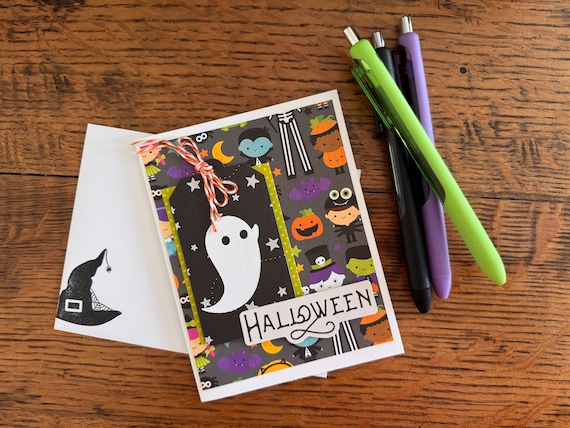 Handmade Halloween Ghost Card – Spooky Greetings