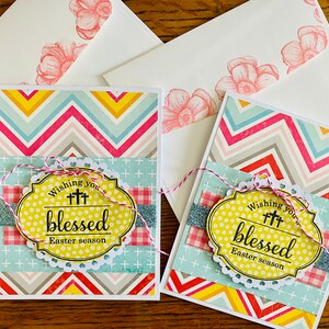 Religious Easter Card - Easter Blessing Card - Three Crosses Card