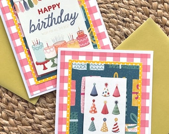 Handcrafted Gift Card: Birthday