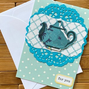 Teapots For You Card - Thank You Card - Teapot Thank You Card