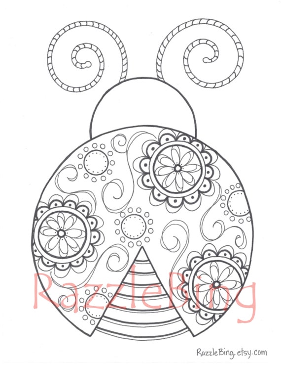 Ladybug coloring page  Free Printable Coloring Pages