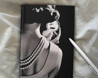 Vintage Fashion Hardcover Journal | Personalized Elegant Notebook