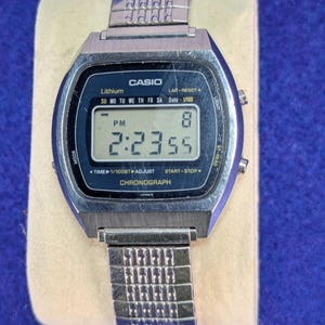 1980 Vintage Casio S830 Digital Chronograph Watch - Module 140 - Made in Japan
