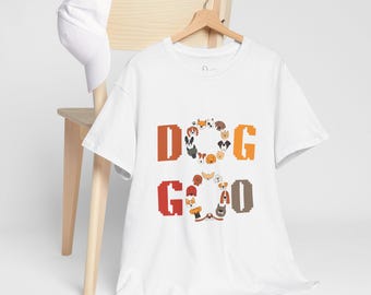 Minimalist Dog Parent T-Shirt - Doggoo, Simple Dog Graphic Tee, Mother's Day Gift for Dog Moms, Father's Day Gift for Dog Dads