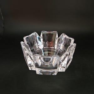Orrefors VINTAGE Crystal Bowl Corona クリア Vintage Orrefors “Corona” Crystal Bowl Signed – The Swan's House