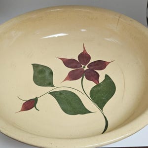 Vtg Watt Oven Ware Rio Rose Spaghetti Bowl 13 Inch #39