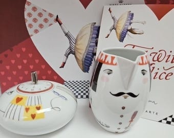 Vista Alegre - Tea with Alice - Sugar And Creamer Set– Teresa Lima Design