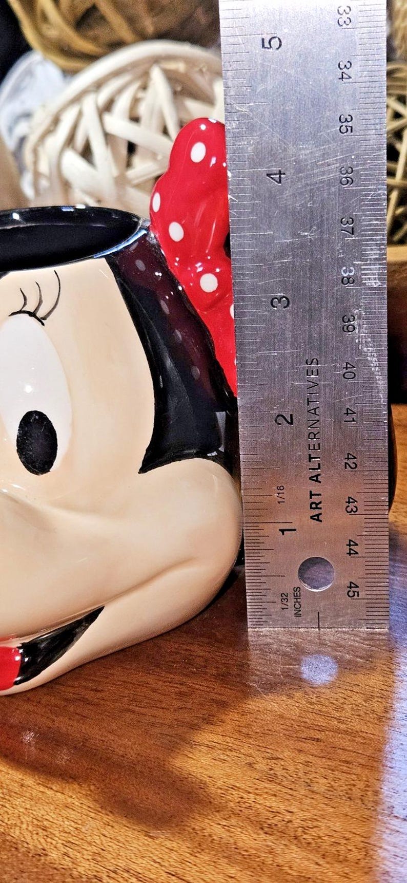 Vtg Disney Minnie Mouse Coffee Mug Super Cute image 5