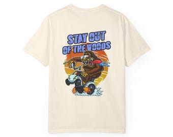 Bigfoot Golf Cart T-Shirt: Funny Graphic Tee, Novelty Design