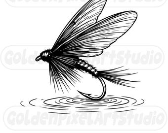 Fly Fishing Lure SVG, Pheasant Tail Nymph, Trout Bass Vector (Digital Download)