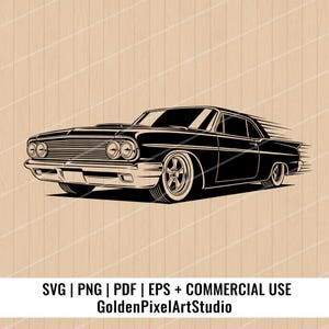Hearse Car Vector Image, Old Car Illustration (SVG & PNG)