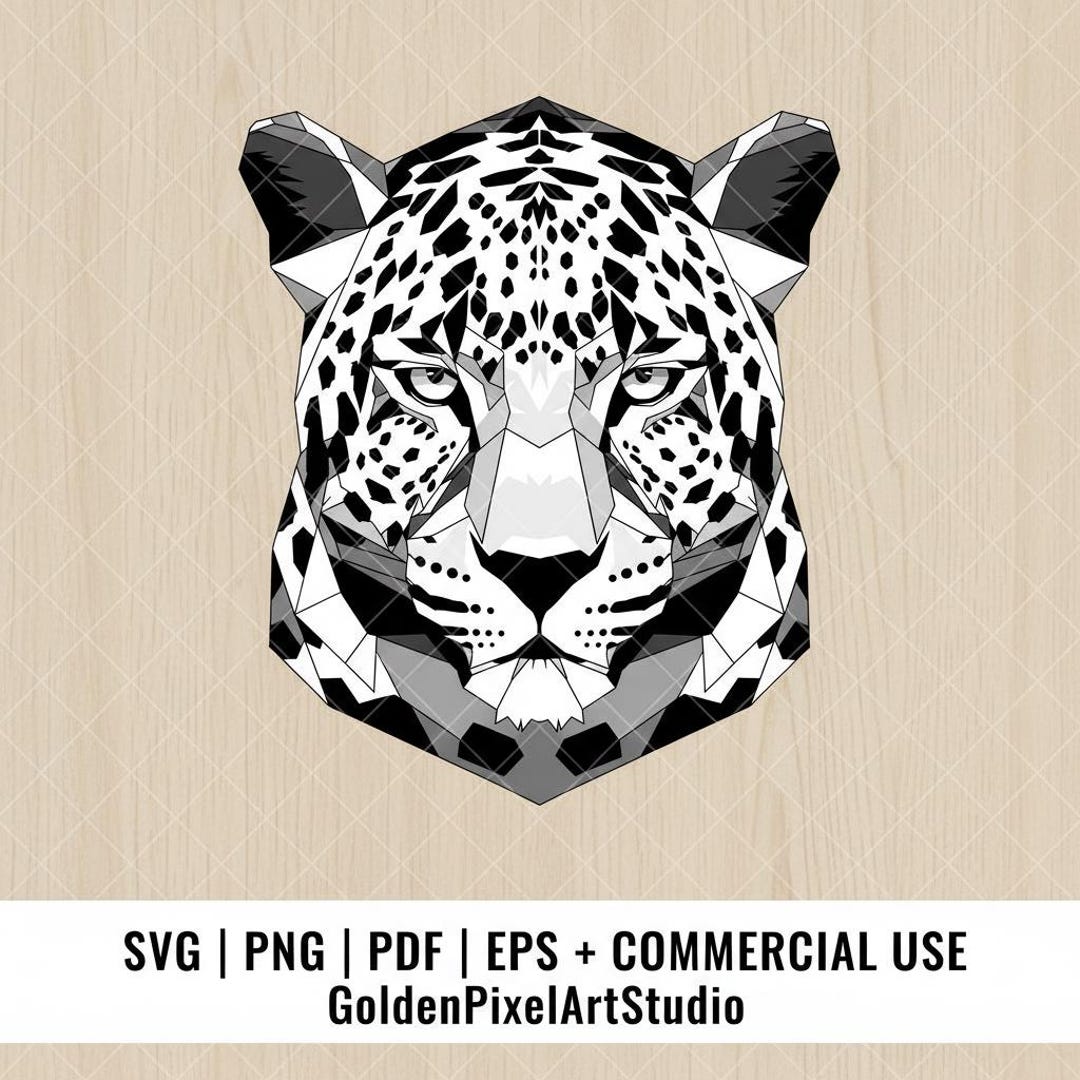 Leopard Vector Image Leopard Vector Image: Wild Animal Graphic (digital Download) - Etsy