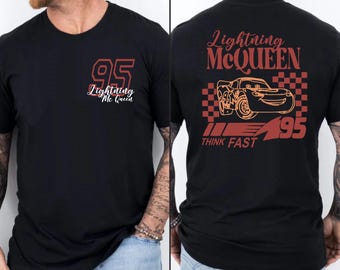 Camiseta de Rayo McQueen de Cars, Camiseta de Cars Vacaciones Familiares 2026, Camiseta de Disney Carland, Camiseta unisex para adultos y niños.
