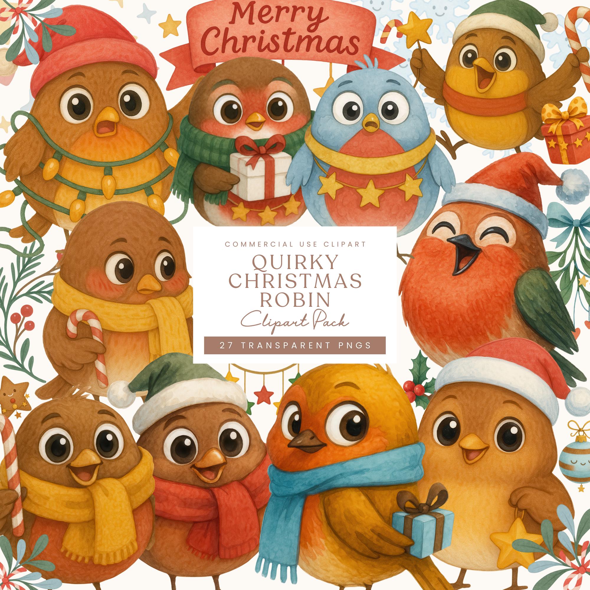 quirky-christmas-robin-clipart-funny-holiday-bird-png-bundle-digital