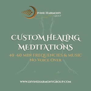 Audio de méditation personnalisé : musique et fréquences apaisantes personnalisées (téléchargement numérique, 40-60 min.)