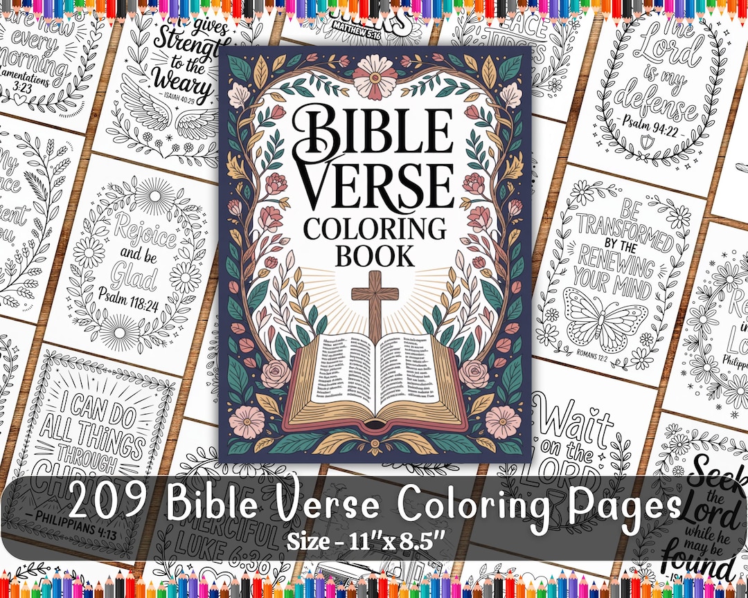 Bible Verse Coloring Pages, Scripture Coloring Sheets, Faith Prayer, Sunday School Activit
