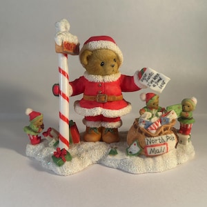 Cherished Teddies Santa Series - Etsy