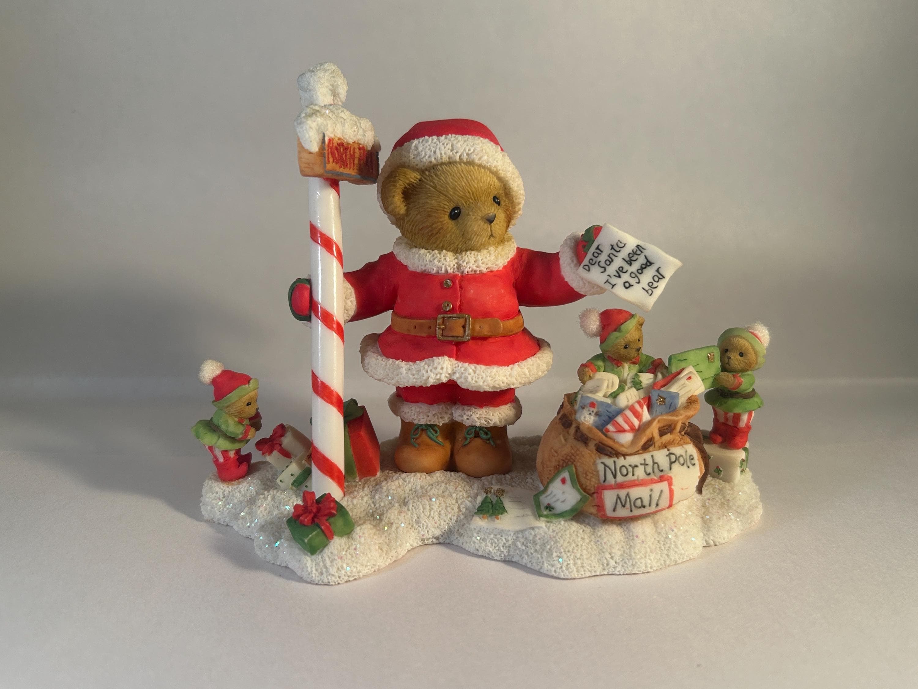 Cherished Teddies Santa Series - Etsy