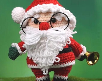 Kit de crochet para principiantes, Papá Noel navideño, Papá Noel - En caja