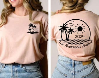 Family Beach Shirts, Custom Summer Shirt, Custom Family Vacation Shirts, Family Vacation Shirts, Custom Vacation Shirts, Group Beach Shirt