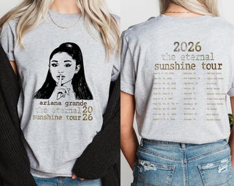 Ariana Grande Eternal Sunshine Tour 2026 Shirt, Vintage Pop Concert Tee, The Eternal Sunshine Tour Shirt, Ariana Grande Fan Gift