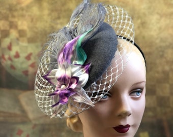 Anne Hat, Veil Brim Kentucky Derby Ascot Wedding special occasions hat