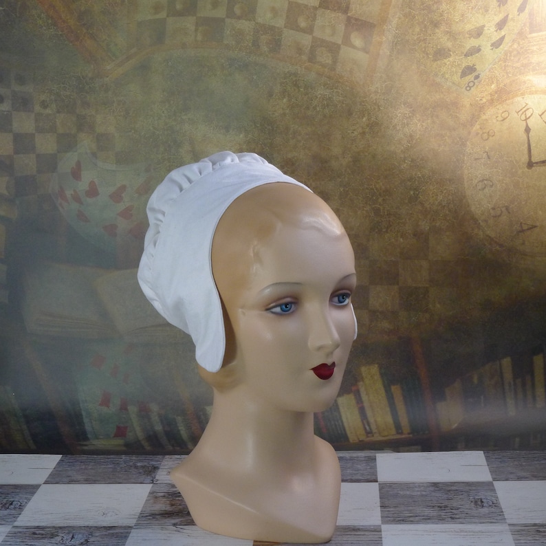 Renaissance Biggins or Coif Cap in Linen Made to Order - Etsy