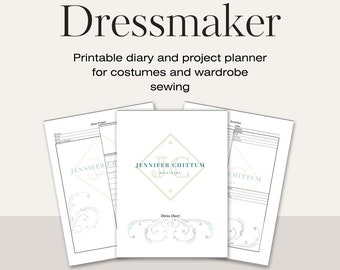 Printable Dressmaking Diary Planner
