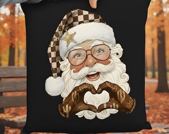 Cowboy Santa PNG SVG, Western Christmas Shirt Design (Digital File)
